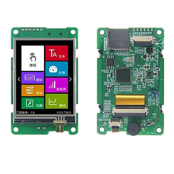 디바이스마트,LED/LCD > LCD COLOR > UART LCD/HMI LCD,클리어디스플레이,2.4인치 터치 LCD CD024M24320T-01R,2.4inch, 240*320, 5V