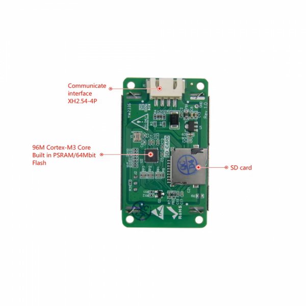 디바이스마트,LED/LCD > LCD COLOR > UART LCD/HMI LCD,클리어디스플레이,1.8인치 LCD CD018S12160T-01N,S Series, 1.8인치, 128*160,  Open frame, TN