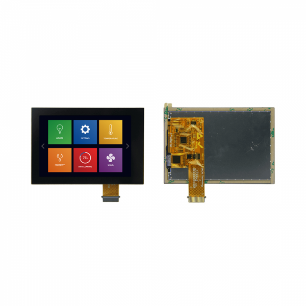 디바이스마트,LED/LCD > LCD COLOR > UART LCD/HMI LCD,클리어디스플레이,3.5인치 터치 LCD CD035CFS32480T-01C1,3.5inch, 320*480, 5V, COF Type S series