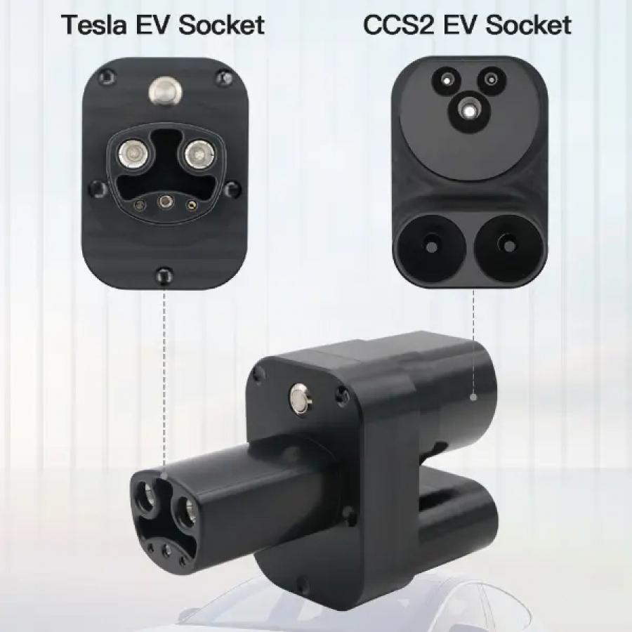 1000V 250A CCS2 To Tesla DC EV 변환 어댑터