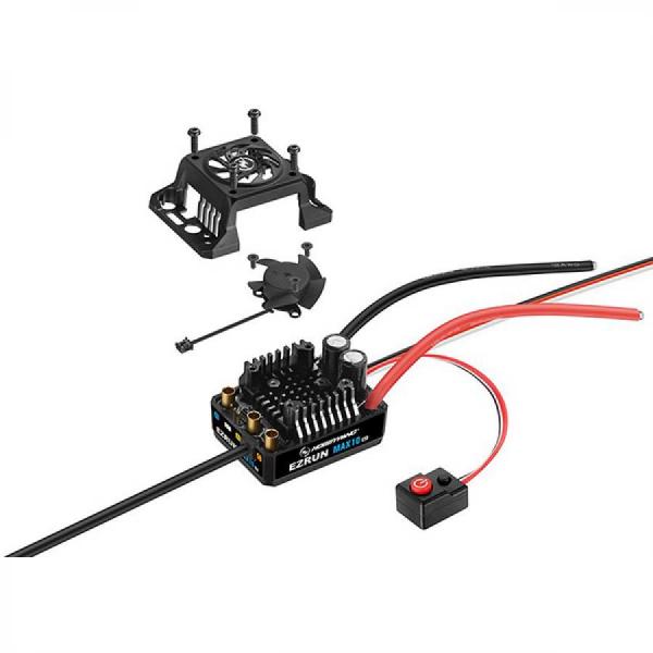 디바이스마트,기계/제어/로봇/모터 > 교육/취미로봇 > RC > RC ESC/전자변속기,Hobbywing,EzRun MAX10 G2 Sensored Brushless ESC(140A , 2-4S Lipo),하비윙 / 1/10 스케일 숏커스트럭,트러기,몬스터트럭 주의! 본변속기 잭타입은 EZRUN 3652/3665 G3 모터와 적합합니다. / 품목코드:30102603