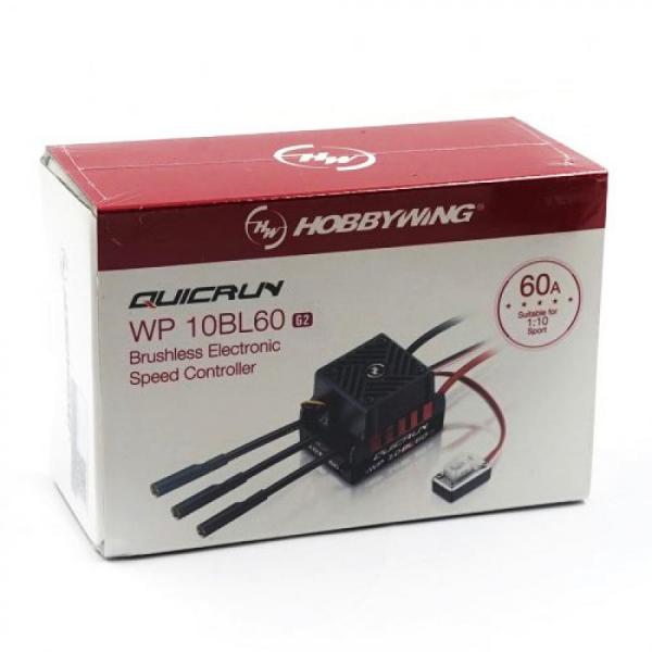 디바이스마트,기계/제어/로봇/모터 > 교육/취미로봇 > RC > RC ESC/전자변속기,Hobbywing,최신형 QuicRun WP 10BL60 G2（60A 센서리스 브러시리스 변속기）,하비윙 / 1/10 온로드, 버기, 쇼코스 트럭차량에 주로 사용 / 품목코드:30107300