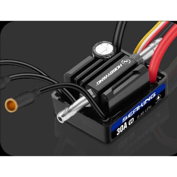 디바이스마트,기계/제어/로봇/모터 > 교육/취미로봇 > 보트/해양 > ESC/전자변속기,Hobbywing,Seaking V4 60A (보트용 2-3S 브러쉬리스 변속기),하비윙 / 길이 60cm 이하 보트에 적합 / 품목코드:30302202