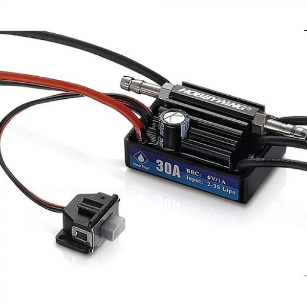 디바이스마트,기계/제어/로봇/모터 > 교육/취미로봇 > 보트/해양 > ESC/전자변속기,Hobbywing,SeaKing-30A-V3(소형보트용 브러쉬리스 변속기) 2~3셀 리포지원,하비윙 / 연속 전류: 30A / 피크 전류: 180A / 입력: 2-3S Lipo / BEC 유형: 선형 모드 / BEC 출력: 6V 1A / 품목코드:30302060