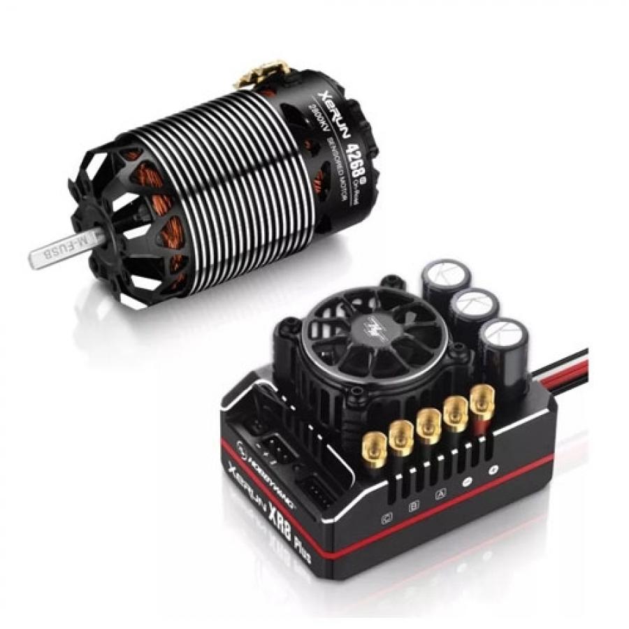 최신형[모터+변속기 콤보 세트] XR8 Plus G2S ESC & Xerun 4268 2200Kv G3