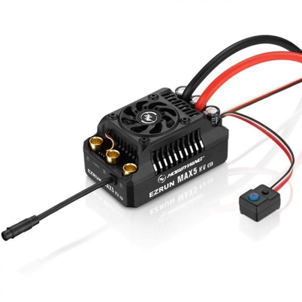 디바이스마트,기계/제어/로봇/모터 > 교육/취미로봇 > RC > RC ESC/전자변속기,Hobbywing,EZRUN MAX5 HV G2 (12셀 리포까지 지원/250A) Sensorless ECS(1/5 스케일 차량용),하비윙 / 6-12S Lipo / 품목코드:30104200