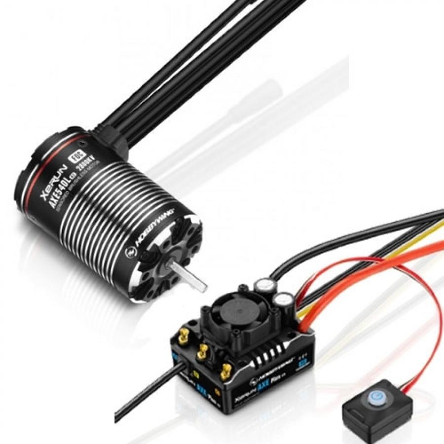 트라일러,라클 변속기+모터 묶음제품 XERUN AXE PLUS R3 Brushless ESC+XeRun AXE540L-2300KV-R2 모터