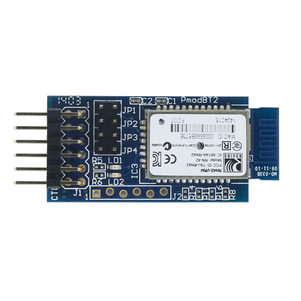 디바이스마트,MCU보드/전자키트 > 프로세서/개발보드 > Digilent > Pmod Modules,Digilent,[학교 구매전용] PmodBT2: Bluetooth Interface 410-214,410-214 / Roving Networks® RN-42 채용 / UART 또는 SPI / 3.8 cm × 2.0cm