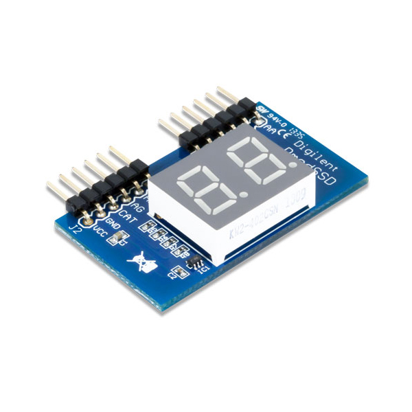 [학교 구매전용] Pmod SSD: Seven-segment Display 410-126