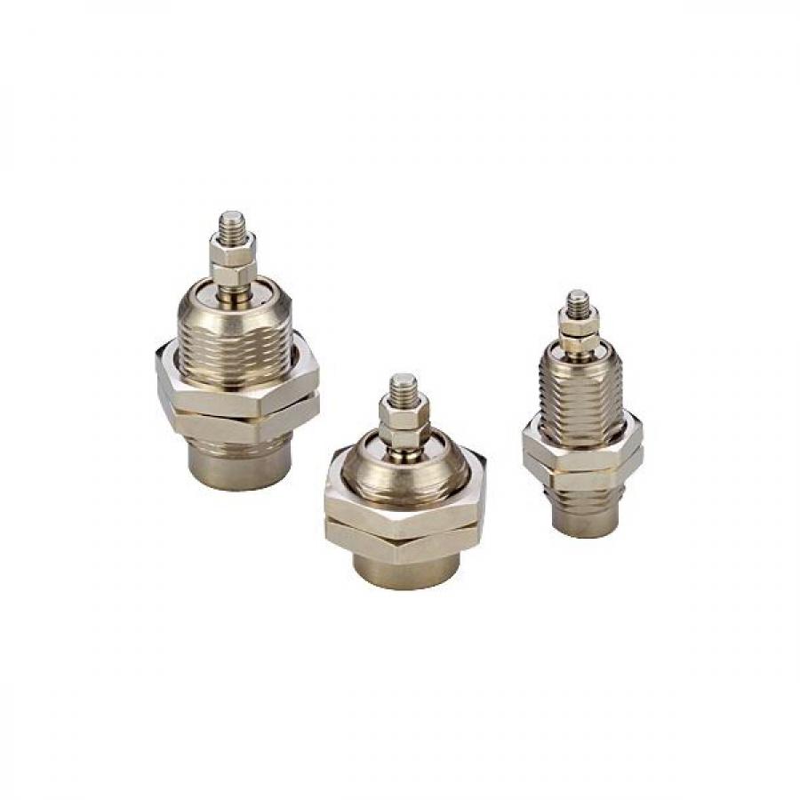 AJP 패널 취부용 단동 실린더 Ø6 (15mm / 전진단동형 / 나사 O) [AJP-B6-S15]