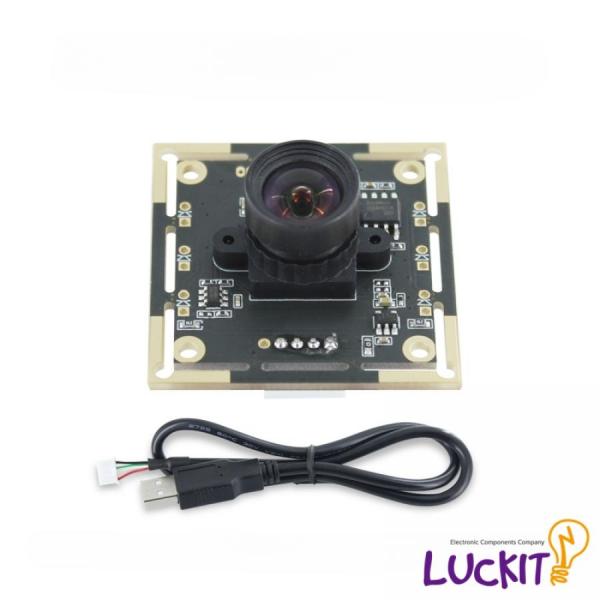 디바이스마트,MCU보드/전자키트 > 카메라/비디오 > 일반카메라,럭킷,1MP 720P 100도 USB 카메라 모듈,해상도 : 1메가 픽셀(720P) / 센서 : OV9732 / 프레임 속도 : 30FPS / 시야각 : 100도