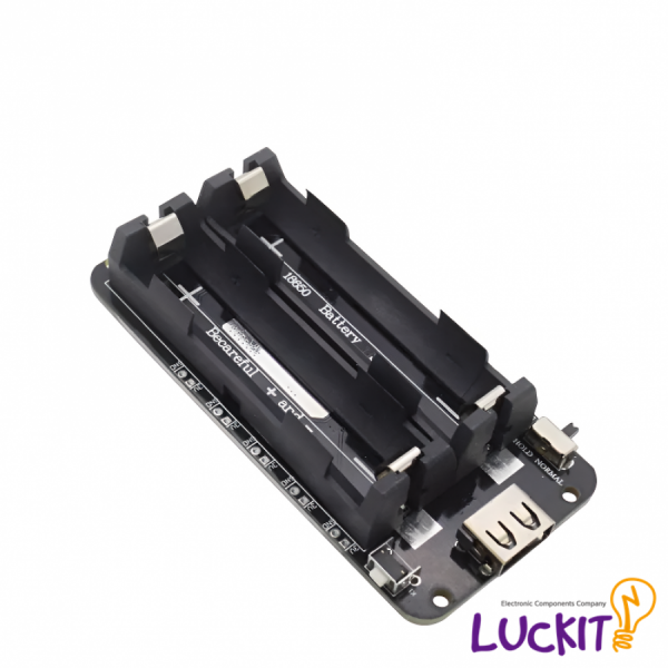 디바이스마트,전원/파워/배터리 > 배터리/배터리홀더 > 배터리홀더 Holder > 18650용 홀더,럭킷,18650 배터리 홀더 USB 쉴드 2-WAY,Micro USB 및 C Type 2가지 충전 입력포트 / 5V, 2A USB 출력 /  과충전 및 과방전 보호기능