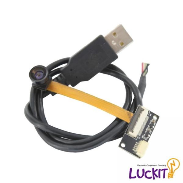 디바이스마트,MCU보드/전자키트 > 카메라/비디오 > 일반카메라,럭킷,5MP 120도 OV5640 고정 초점 USB 카메라 모듈,해상도 : 5메가 픽셀(2592x1944) / 센서 : OV5640 / 시야각 : 120도