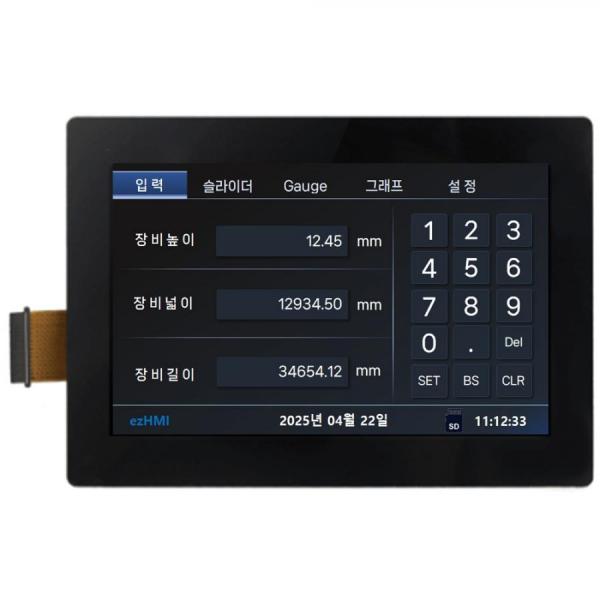 디바이스마트,LED/LCD > LCD COLOR > 칼라터치 LCD패널,JK전자,ezHMI HMI LCD EZ80480M050-LE 5인치 정전식 터치 시리얼통신 LCD,해상도 : 800*400 / 크기 : 5인치 / 산업용 시리얼(TTL 3.3~5V) 제어 TFT LCD / 정전식