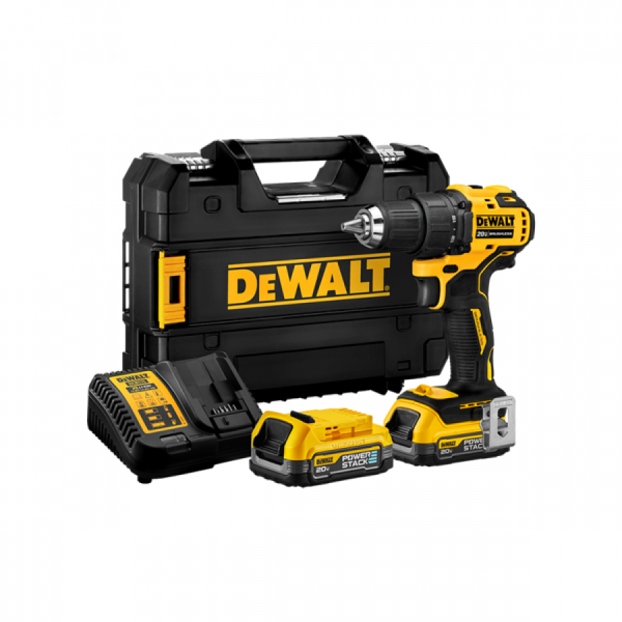 브러쉬리스 컴팩트 드릴 드라이버 DCD708E2T (20V/1.7Ah)