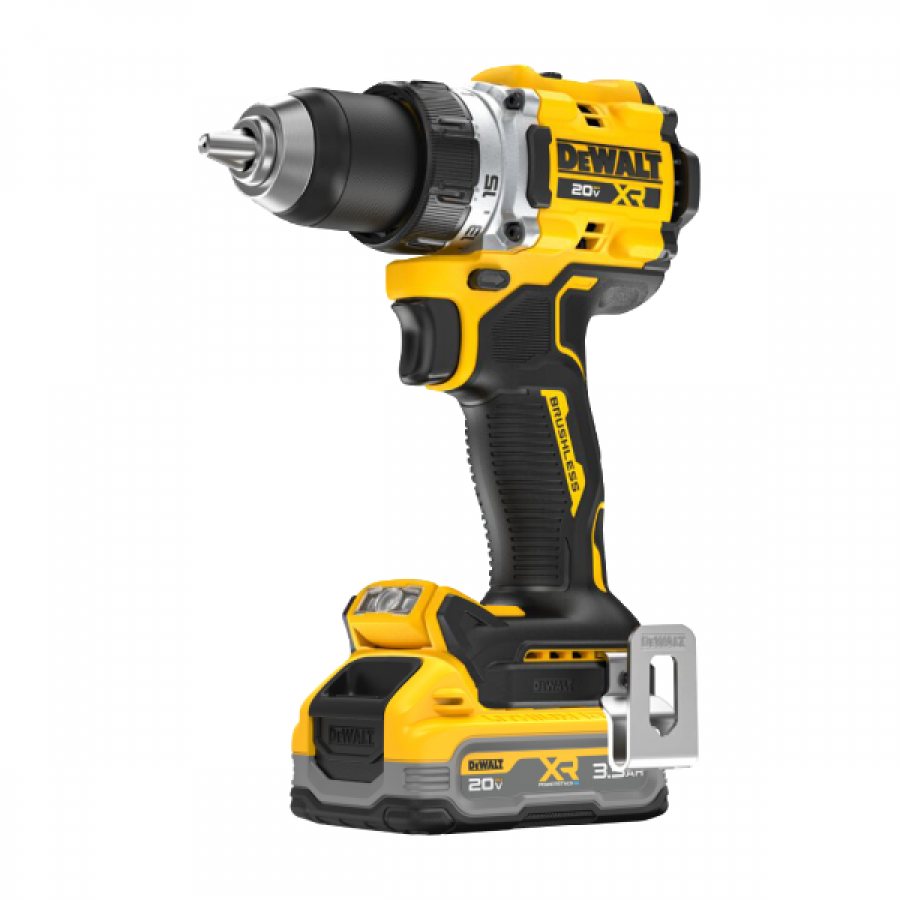 브러쉬리스 컴팩트 햄머드릴 드라이버 DCD806S2T 배터리2개 (20V/3.5Ah)