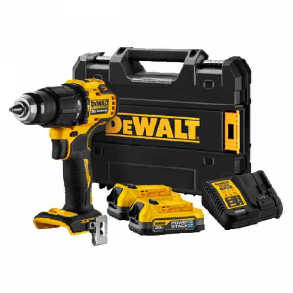 디바이스마트,수공구/전자공구/전동공구 > 전동/엔진공구 > 충전공구 > 충전드릴/햄머드릴,디월트,브러쉬리스 컴팩트 햄머드릴 드라이버 DCD709E2T 배터리2개 (20V/5.0Ah),20V MAX / POWERSTACK™ 1.7Ah XR / 무부하회전수 0-450 /  0-1,650 RPM / 분당타격수 0-28,050 BPM  / 척사이즈 1.5-13 mm / 최대토크 65Nm / 무게 1.2Kg 본체만