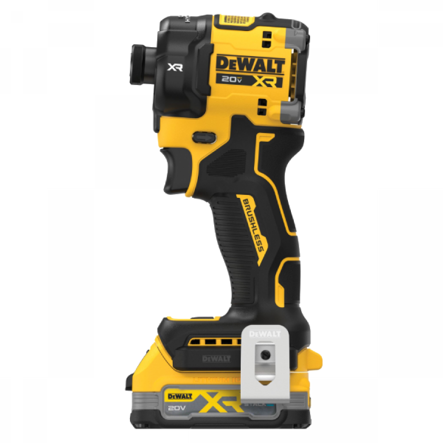 브러쉬리스 유압식 임팩트 드라이버 DCF870E2T 배터리2개 (20V/1.7Ah)