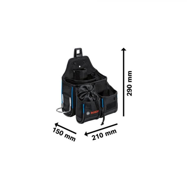 디바이스마트,공구함/작업대/엔클로저 > 공구함/부품함 > 이동공구함 > 보쉬 이동공구함,보쉬 BOSCH,보쉬 툴백 공구 파우치 GWT4,해머 홀더와 못 보관 주머니를 포함해 넉넉한 수납 공간을 갖춘 공구 파우치 GWT 4