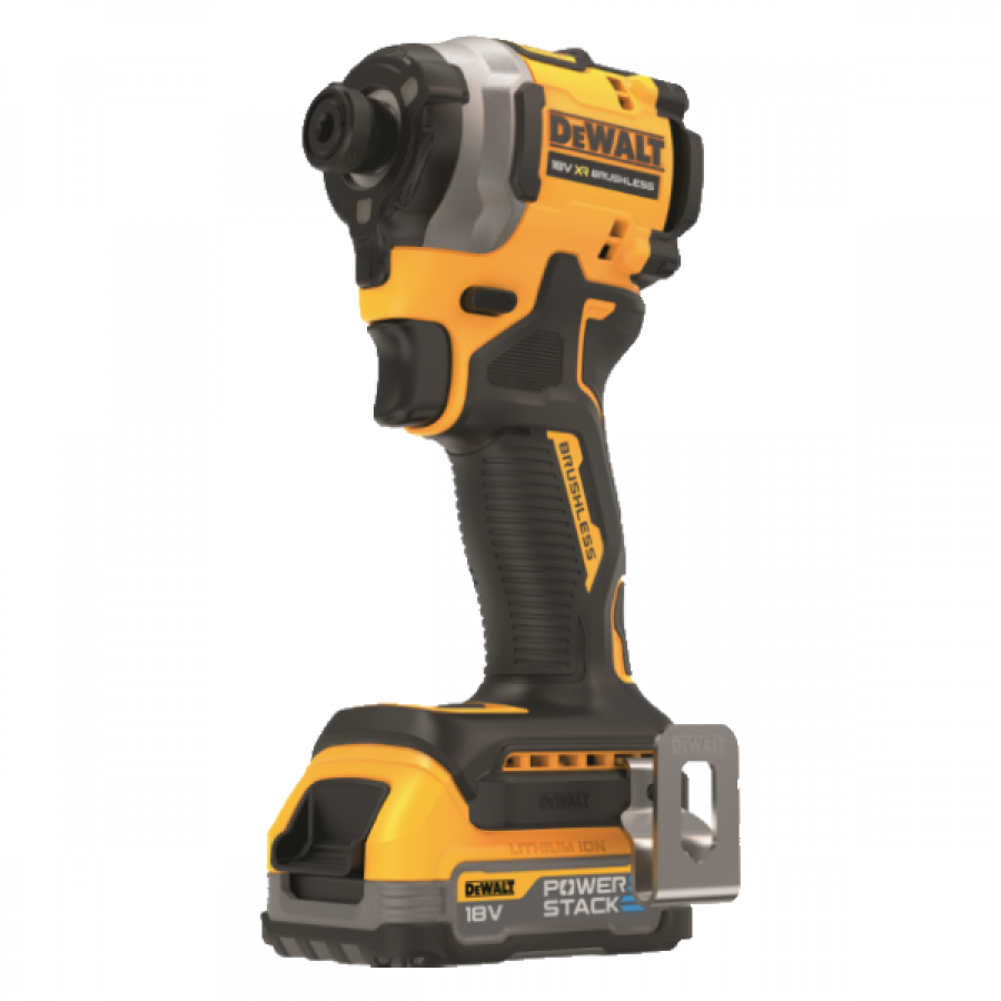 브러쉬리스 컴팩트 임팩트 드라이버 DCF850E2A 배터리2개 (20V /1.7Ah)