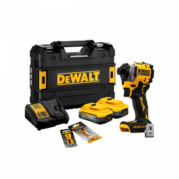 디바이스마트,수공구/전자공구/전동공구 > 전동/엔진공구 > 충전공구 > 충전임팩드라이버,디월트,브러쉬리스 컴팩트 임팩트 드라이버 DCF850H2A 배터리 2개 + DWA13MS포함 (20V/5.0Ah),전압 20V MAX / POWERSTACK™ 5.0Ah XR / 무부하회전수 0-1,000 / 0-2,800 / 0-3,250 RPM / 분당타격수 3,800 IPM / 최대토크 205 Nm / 무게 0.95Kg 본체만