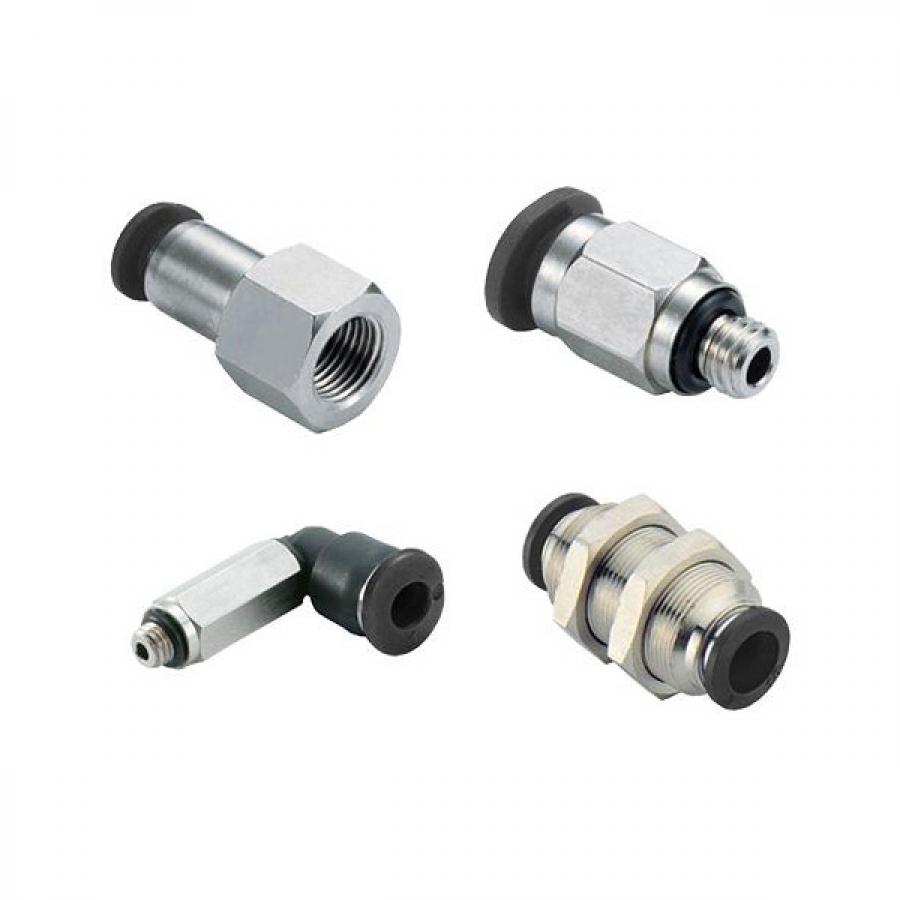 콤팩트 원터치 피팅 Ø4 (소형 튜브연결 일자형 / Ø4) [EUCC04]