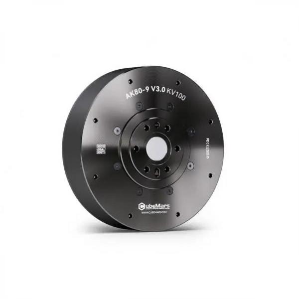 디바이스마트,기계/제어/로봇/모터 > 모터류 > BLDC모터 > 브랜드(Cubemars) BLDC모터,Cubemars,AK80-9 V3.0 KV100 + 드라이버,AK Series / 로봇 관절 및 외골격·사족로봇·휴머노이드용 모터 / Rated Voltage：48V / Rated speed(rpm): 390 / Rated torque(Nm): 9 / 드라이버 + 엔코더 통합형 (UART, POWER IN, CAN)