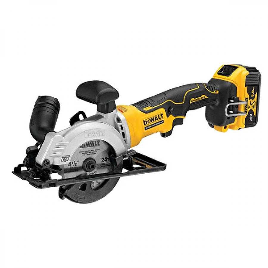 브러쉬리스 컴팩트 114mm 원형톱 DCS571P2 배터리2개 (20V/5.0Ah)