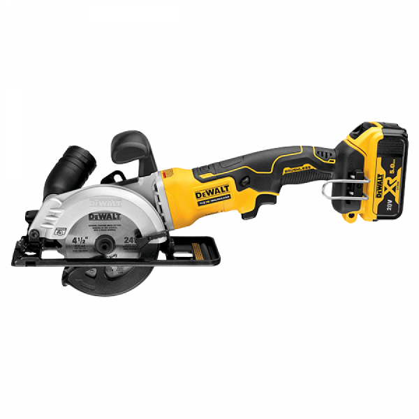 디바이스마트,수공구/전자공구/전동공구 > 전동/엔진공구 > 충전공구 > 충전원형톱/커터,디월트,브러쉬리스 컴팩트 114mm 원형톱 DCS571P2 배터리2개 (20V/5.0Ah),전압 20V MAX / 무부하회전수 0-4,500 RPM / 최대 작업 능력 39.5mm / 베벨각도 45° / 무게 2.5Kg 본체만