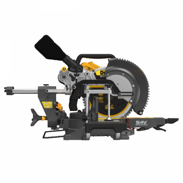 디바이스마트,수공구/전자공구/전동공구 > 전동/엔진공구 > 충전공구 > 충전각도절단기,디월트,브러쉬리스 슬라이딩 각도절단기 305mm DCS781N (60V/베어툴),전압 60V MAX / 최대 작업 능력 112mm / 베벨각도 좌 49° / 우 49° / 최대 톱날 속도 0-3,800RPM / 무게 23.2Kg 본체만