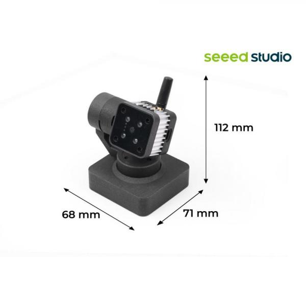 디바이스마트,MCU보드/전자키트 > 인공지능/임베디드/산업용 > 인공지능/머신러닝 > 인공지능 카메라/비젼,Seeedstudio,reCamera Gimbal 2002w (64GB) - AI 짐벌 카메라 [108990120],Yaw·Pitch 조절 기능 탑재 / 1TOPS AI 카메라(reCamera)와 2축 짐벌을 탑재한 최초의 오픈 소스 카메라 제어 시스템 / 시야 : 65° / 작동 온도 : -20～50 ℃