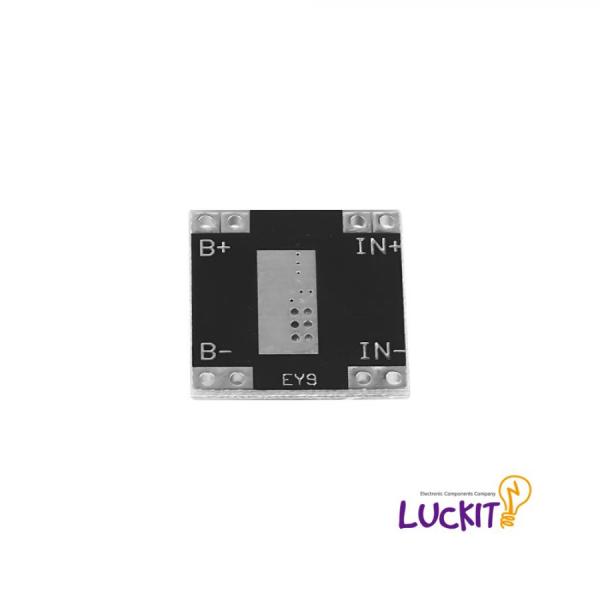 디바이스마트,MCU보드/전자키트 > 전원/신호/저장/응용 > 충전/배터리/전원,럭킷,4.2V, 8.4V 12.6V 18650 리튬배터리 충전 모듈 2A 3셀,DC 4~20V 입력전압 / 출력 전압 : DC 4.2, 8.4, 12.6V / 크기 : 20 x 20 x 5mm
