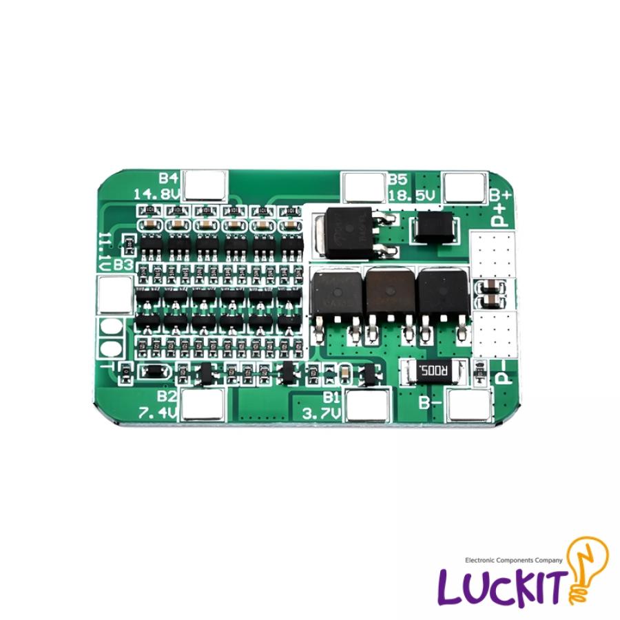 18650 리튬배터리 24V 15A 6셀 보호회로 PCM 모듈