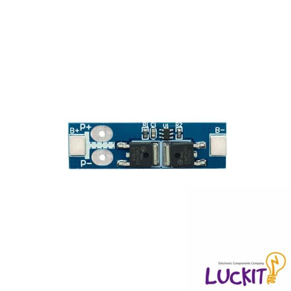 디바이스마트,MCU보드/전자키트 > 전원/신호/저장/응용 > 충전/배터리/전원,럭킷,18650 리튬배터리 3.7V 12A 1셀 보호회로 PCM 모듈,충전 전압 : 3.7V / 입력 전류 : 12A / 과충전, 과방전, 과전류 단락 보호 / 크기 : 40 x 12 x 3.5mm