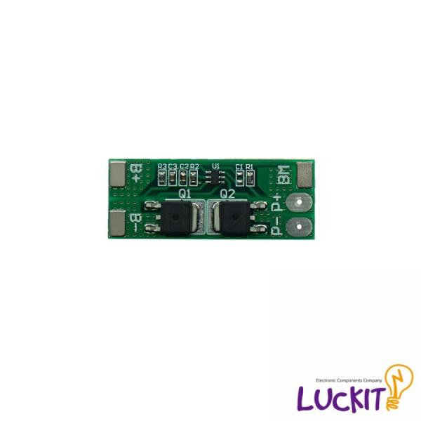 디바이스마트,MCU보드/전자키트 > 전원/신호/저장/응용 > 충전/배터리/전원,럭킷,18650 리튬배터리 6.4V 8A 2셀 보호회로 모듈,충전 전압 : 6.4V / 입력 전류 : 8A / 크기 : 40 x 16mm / 과충전, 과방전, 과전류 단락 보호