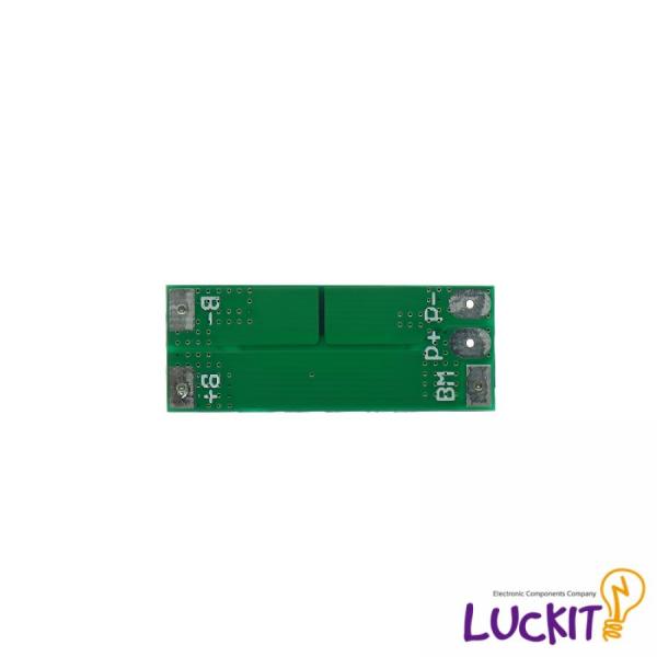 디바이스마트,MCU보드/전자키트 > 전원/신호/저장/응용 > 충전/배터리/전원,럭킷,18650 리튬배터리 6.4V 8A 2셀 보호회로 모듈,충전 전압 : 6.4V / 입력 전류 : 8A / 크기 : 40 x 16mm / 과충전, 과방전, 과전류 단락 보호