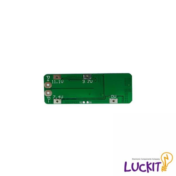 디바이스마트,MCU보드/전자키트 > 전원/신호/저장/응용 > 충전/배터리/전원,럭킷,18650 리튬배터리 11.1V 15A 3셀 보호회로 PCM 모듈,충전 전압 : 11.1V / 입력 전류 : 15A / 크기 : 58 x 20mm / 과충전, 과방전, 과전류 단락 보호