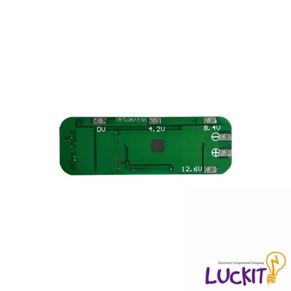 디바이스마트,MCU보드/전자키트 > 전원/신호/저장/응용 > 충전/배터리/전원,럭킷,18650 리튬배터리 12.6V 20A 3셀 보호회로 PCM 모듈,충전 전압 : 18.5V / 입력 전류 : 15A / 크기 : 89 x 18mm / 과충전, 과방전, 과전류 단락 보호