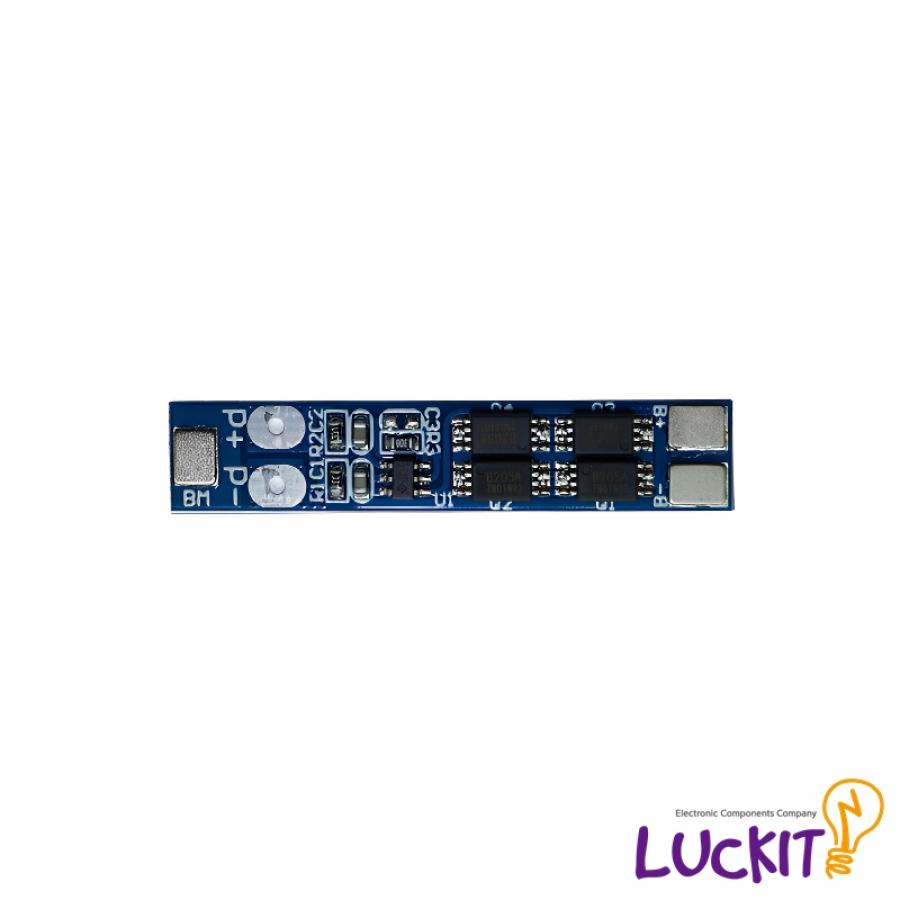 18650 리튬배터리 7.4V 4A 2셀 보호회로 PCM 모듈