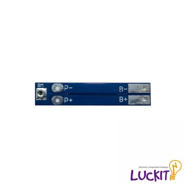 디바이스마트,MCU보드/전자키트 > 전원/신호/저장/응용 > 충전/배터리/전원,럭킷,18650 리튬배터리 7.4V 4A 2셀 보호회로 PCM 모듈,충전 전압 : 7.4V / 입력 전류 : 4A / 크기 : 41 x 8mm / 과충전, 과방전, 과전류 단락 보호