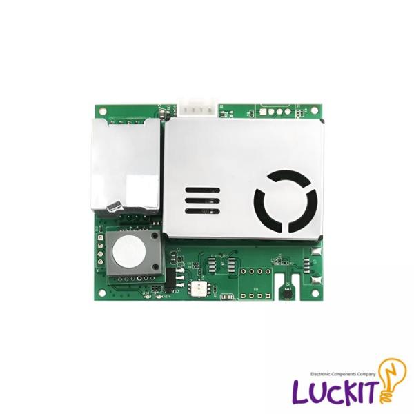 디바이스마트,MCU보드/전자키트 > 센서모듈 > 먼지/가스/연기/불꽃 > 가스/공기질/연기센서,럭킷,올인원 공기 센서 모듈 UART 출력,CO2, CH2O, TVOC, PM2.5, PM10, HUMIDITY, TEMPERATURE 측정 / UART 출력