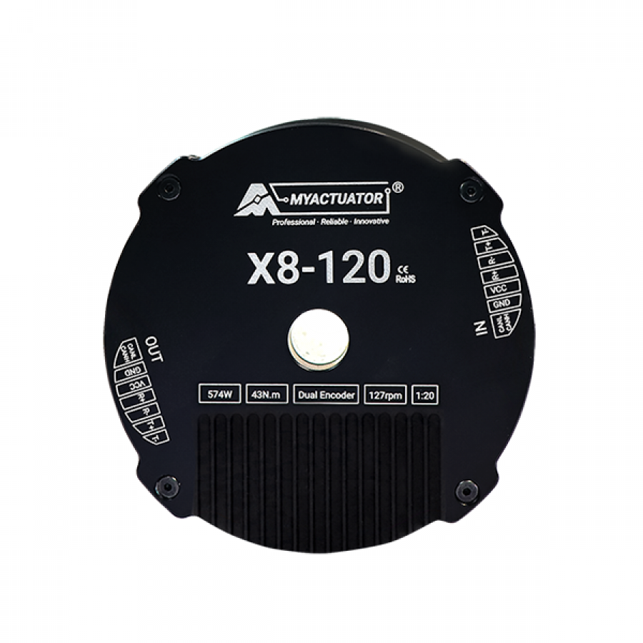 RMD-X8-P20-120-E 지능형 로봇 관절 모터 (듀얼 엔코더 + 드라이버 내장)