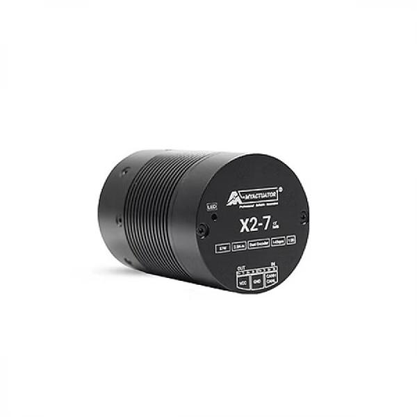 디바이스마트,기계/제어/로봇/모터 > 모터류 > BLDC모터 > 브랜드(MyActuator) BLDC모터,MyActuator,RMD-X2-P28-7-E 지능형 로봇 관절 모터 (듀얼 엔코더 + 드라이버 내장),RMD-X Series / 외골격·관절용 BLDC 모터 / 정격 전압: 24V DC / 피크 토크: 7N·m / 감속비: 28.17:1  / 무부하 속도: 178 RPM / 정격 속도: 142 RPM / 정격 출력: 37W / 통신 방식: EtherCAT / 듀얼 엔코더(ABS 17bit 입력 / 18bit 출력) 및 드라이버 내장형 V4