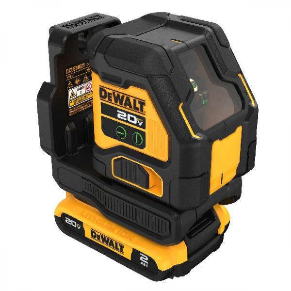 디바이스마트,계측기/측정공구 > 측정용 공구/장비 > 수평계/경사계/각도기,디월트,아토믹 크로스라인 그린레이저 키트 DCLE34021D1 베터리1개 (20V/5.0Ah),전압 12V MAX / 레이져 등급 Class2,510~530nm (수광기 사용시) / 방진 방습 등급 IP54 / 작업거리 55m 최대 100m / 무게 0.8Kg 본체만