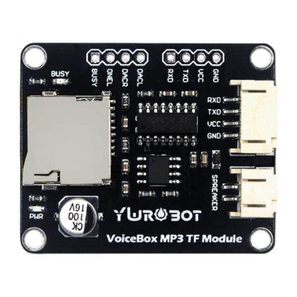 디바이스마트,MCU보드/전자키트 > 음악/앰프/녹음 > MP3/음악재생,YwRobot,아두이노용 음악 재생 MP3 모듈 [ELB200116],크기: 43 × 35mm / 작동 전압: 5V / 정격 전류: 10mA / 인터페이스: PH2.0 방반접 (역방향 방지 커넥터) / 데이터 전송: TF 메모리 카드 (포함되지 않음)