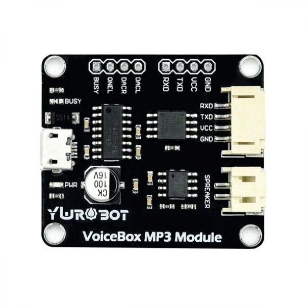 디바이스마트,MCU보드/전자키트 > 음악/앰프/녹음 > MP3/음악재생,YwRobot,아두이노용 MP3 재생 모듈 [ELB200084],스피커/점퍼 와이어/50cm 데이터 케이블 포함 / 사양: 40*35mm / 홀 간격: 35.56*30.48mm / 작동 전압: 5V / 볼륨 조정: 레벨 30