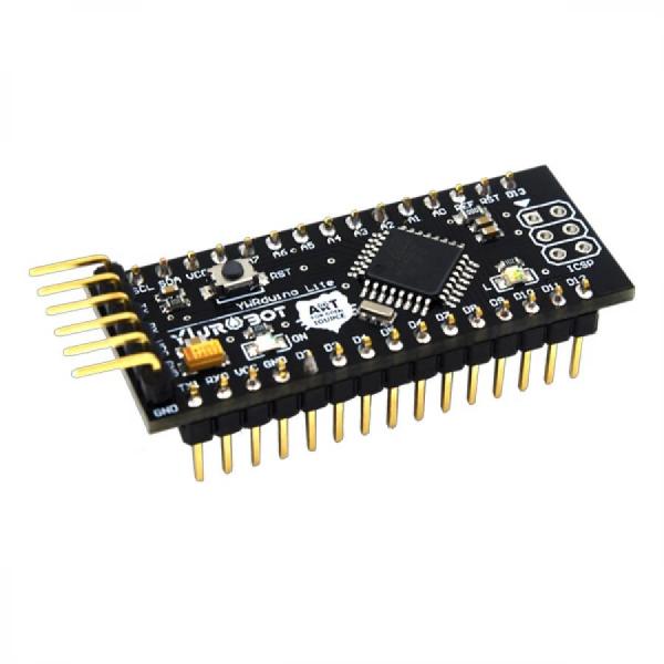 디바이스마트,오픈소스/코딩교육 > 아두이노 > 아두이노 호환보드,YwRobot,아두이노 호환 Lite CH340 마이크로 개발보드 [ARD080929],크기: 45*18mm / 입력 전압: 5V / 칩: ATmega328 마이크로컨트롤러 / 디지털 I/0 디지털 입출력 단자 0~13 / 아날로그 I/0 아날로그 입출력 단자 0~7