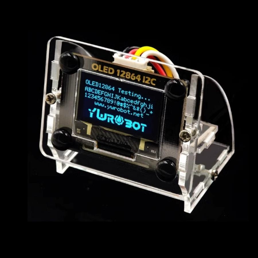 아두이노용 0.96인치 OLED 디스플레이 모듈 아크릴 케이스 거치대 [ARD210992]