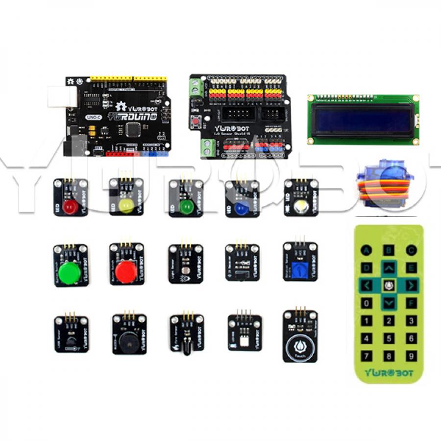 아두이노 호환 UNO-C 개발보드 키트 (15종 모듈 포함) [KIT090309]