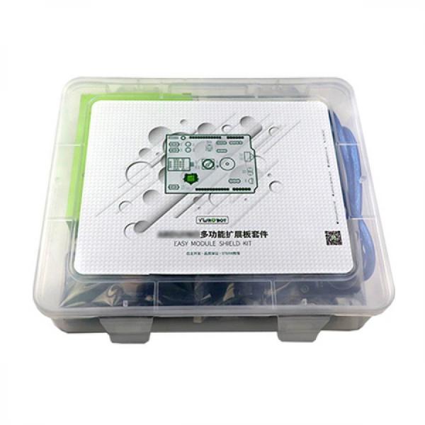 디바이스마트,오픈소스/코딩교육 > 아두이노 > 아두이노 호환보드,YwRobot,아두이노 호환 UNO-C 개발보드 키트B (Easy Module Shield 포함)  [KIT090312],다기능 확장 보드 키트 / Easy Module Shield 확장 보드 기반